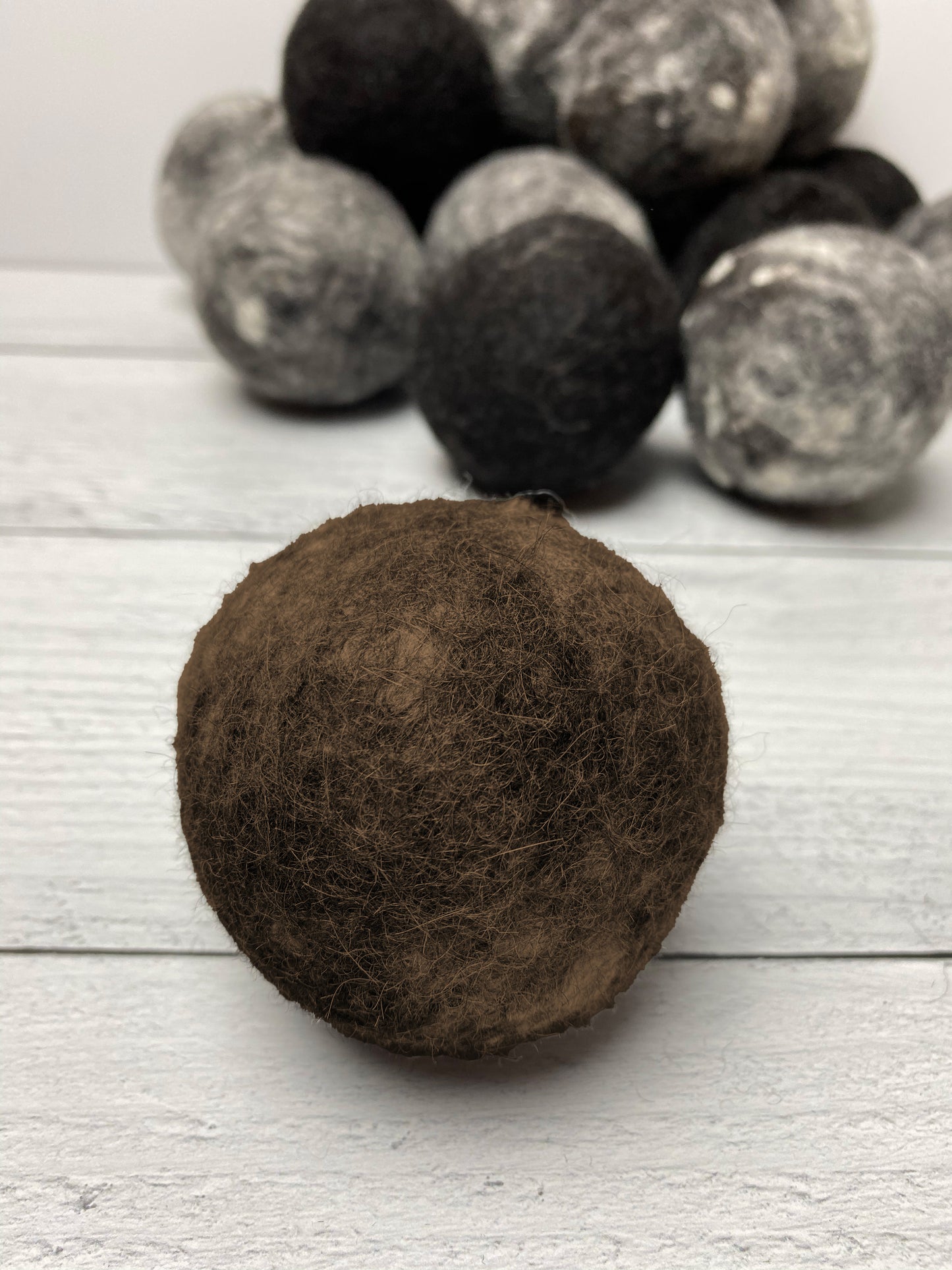 Alpaca Dryer Balls - Package Of 4 - Brown